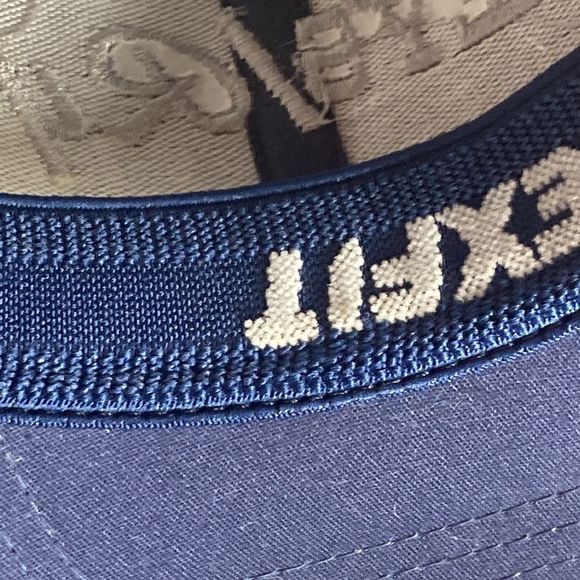 Vintage Small/Medium FlexFit Lusky’s /Ryon’s Stockyards Blue Fitted Hat - Picture 8 of 12